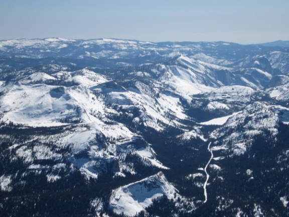 8 - Eastern end of Yosemite Valley from the northeast.JPG
